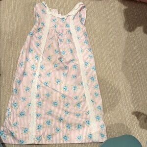 Classic Whimsey Floral Pink and Blue dress